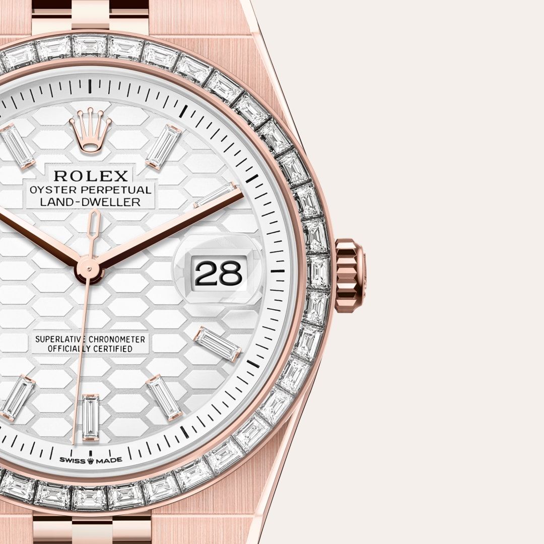 Land-Dweller – rose Gold & Diamonds (40mm) Luxury Redefined | 7AA Premium | Automatic Movement