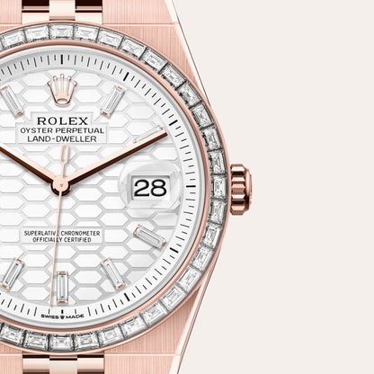 Land-Dweller – rose Gold & Diamonds (40mm) Luxury Redefined | 7AA Premium | Automatic Movement