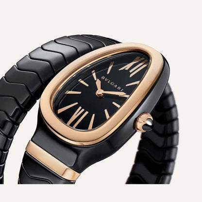 Serpenti Black Snake Watch – Iconic Elegance in Motion