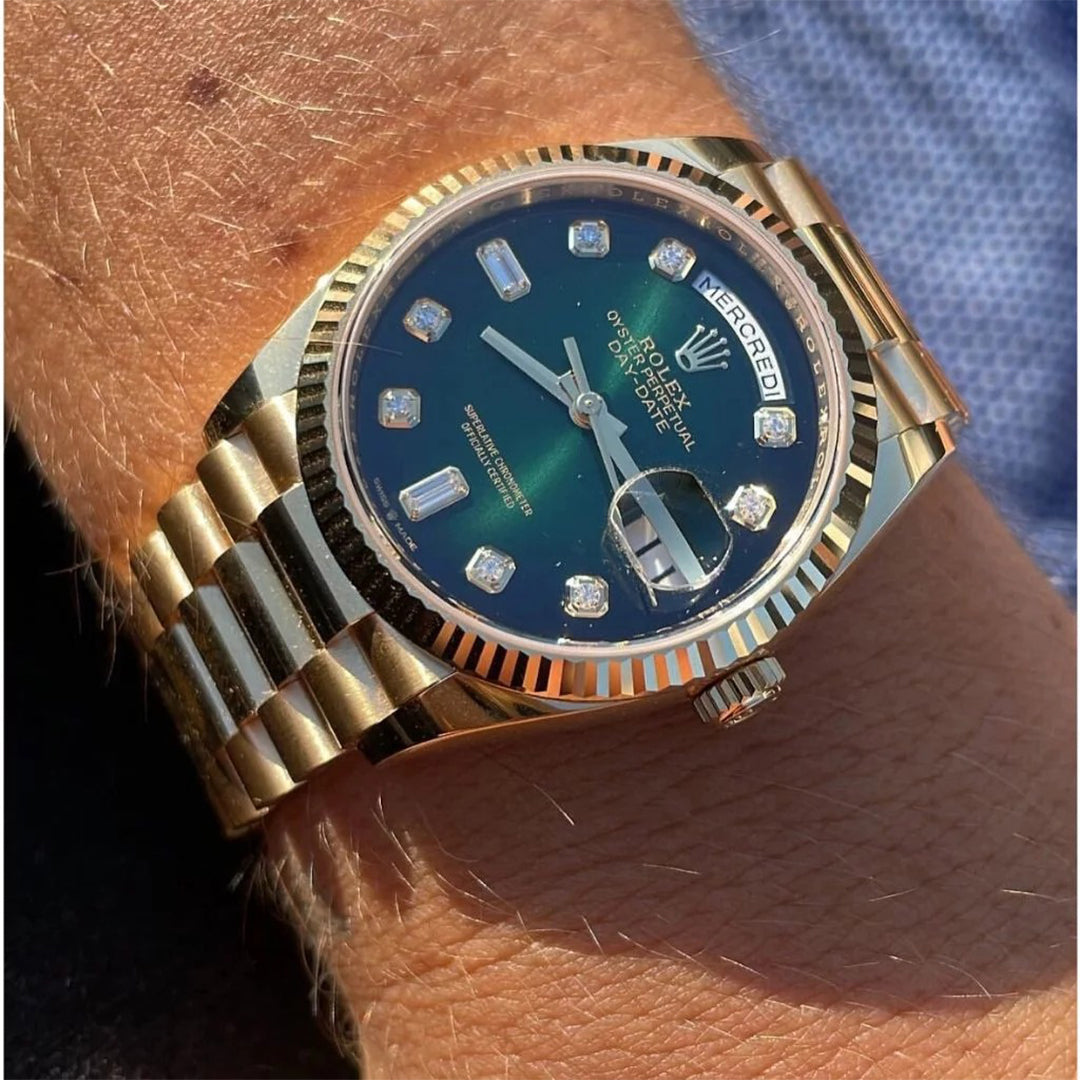 Day-Date President with Diamond Hour Markers