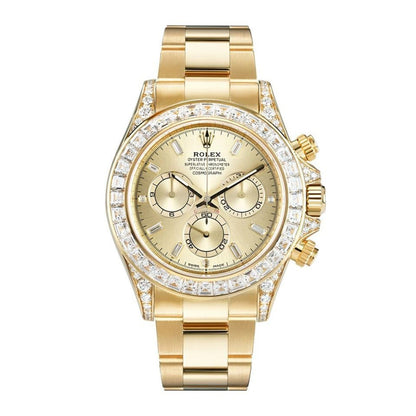 Chronograph Daytona Gold & Diamonds Men'S Watch