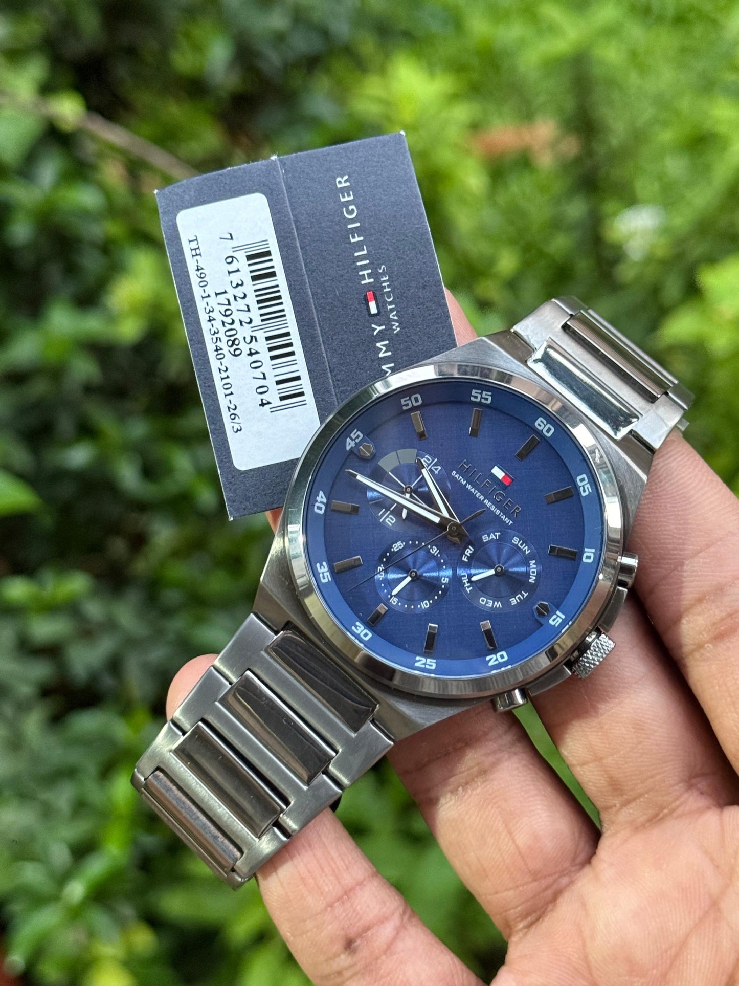 Men’s Premium Chronograph Watch – Blue Dial | Original Quality