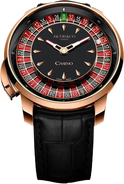 Buy Casino Tourbillon Rose Gold Watch | Premium Roulette Dial Timepiece