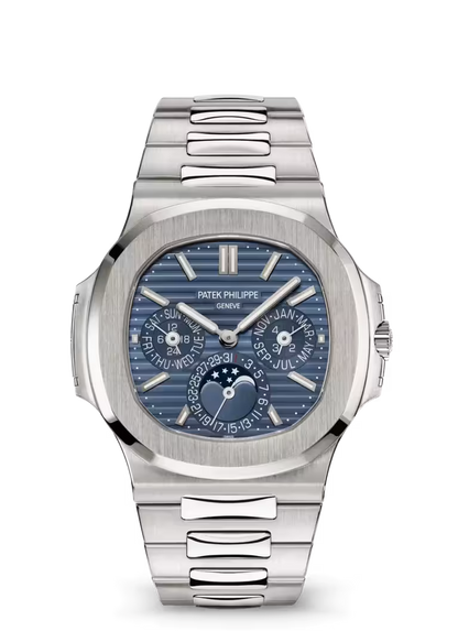 Nautilus-Inspired Perpetual Calendar Watch – Silver Ultra-Thin Grand Complication