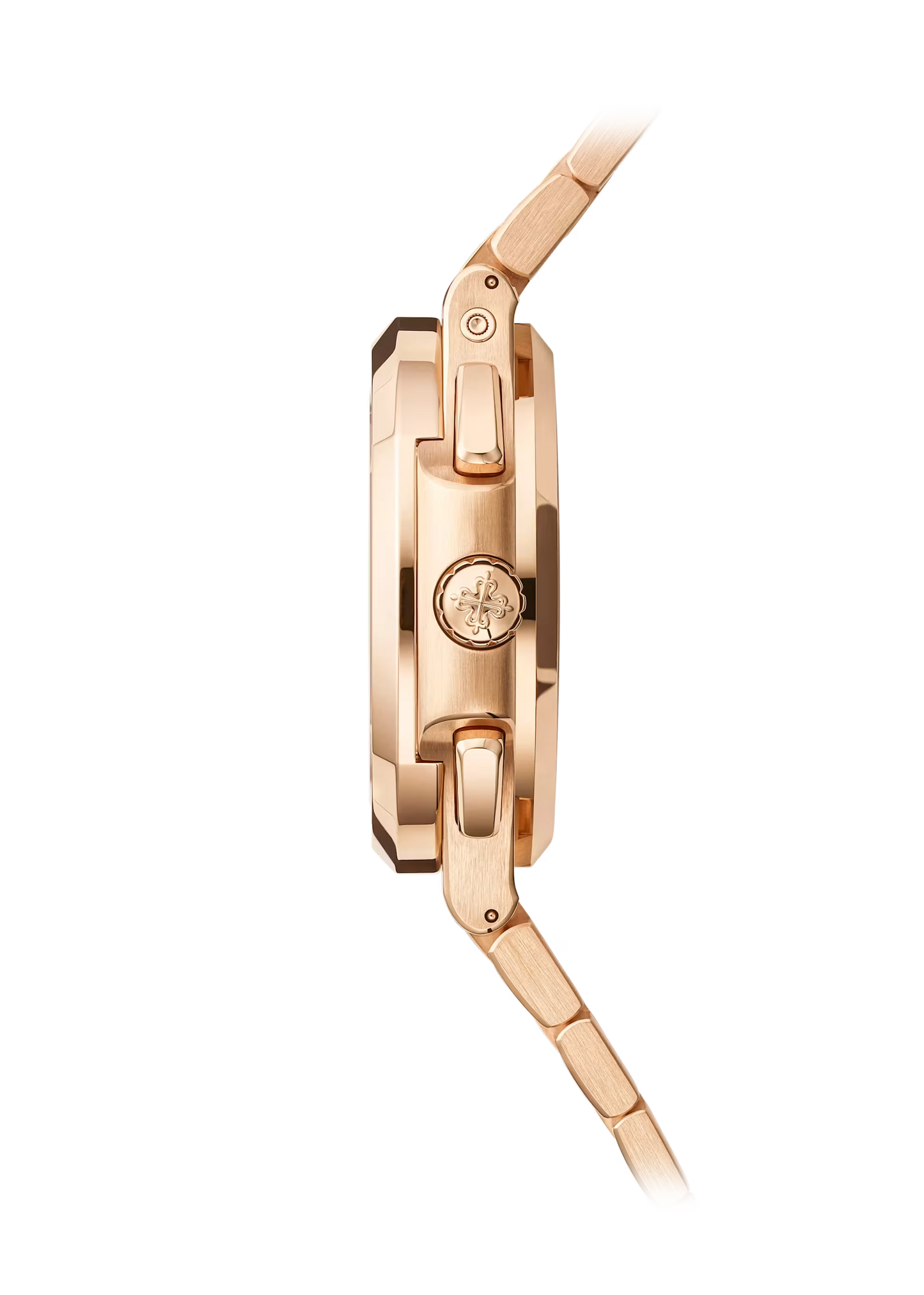 Nautilus-Inspired Rose Gold Watch – Flyback Chronograph, Travel Time & Date Hand